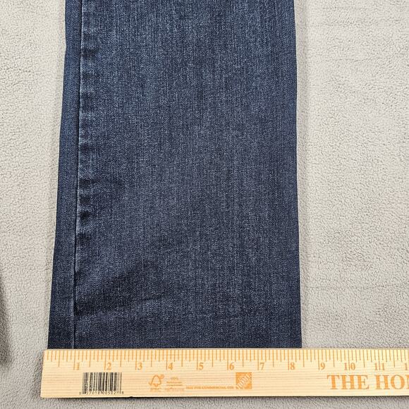 Wrangler Bespoke Bootcut Jeans 27x32.5 High Rise Lacey Jean Comfort Denim Dark - Picture 14 of 14